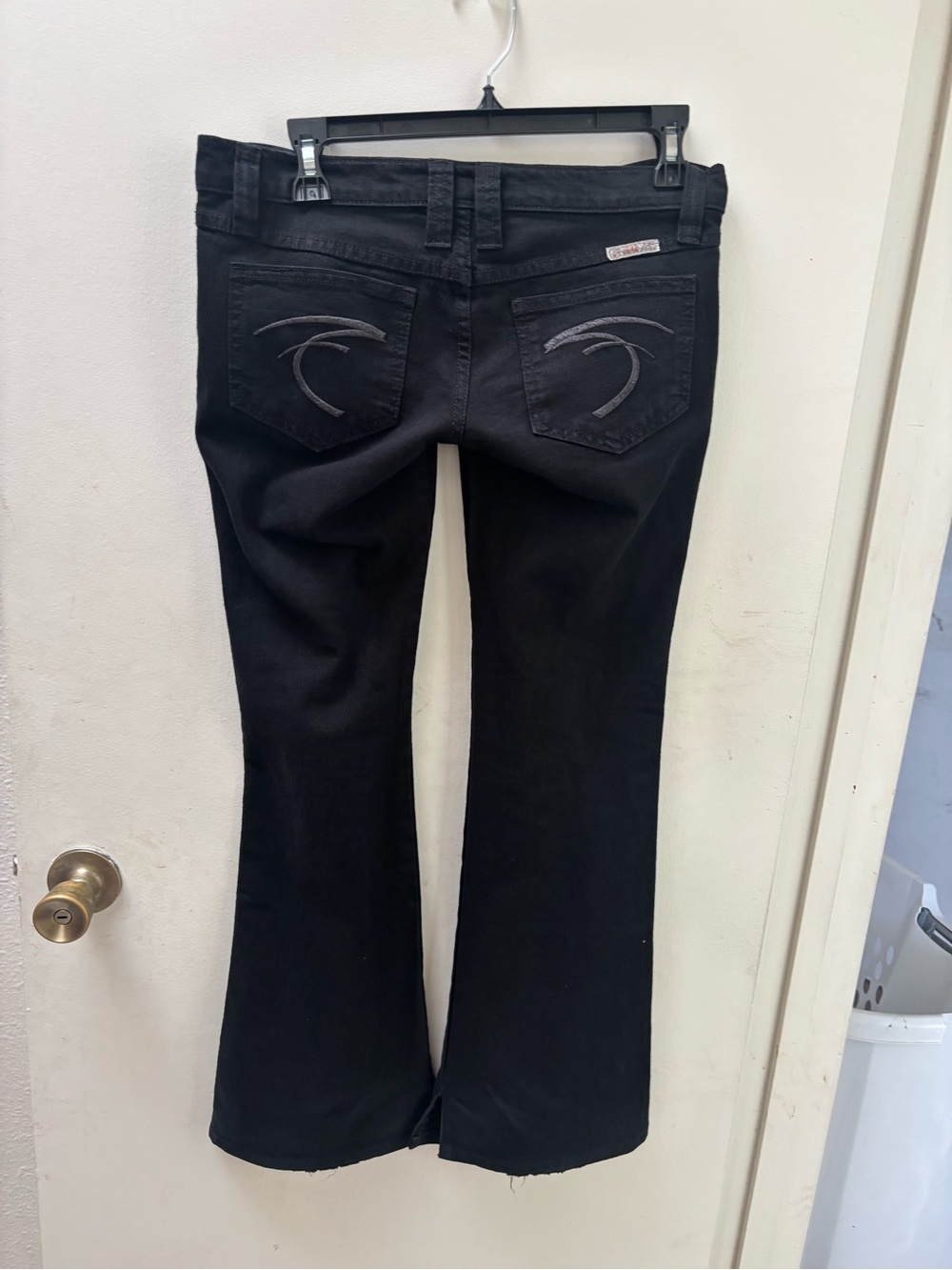Frankie B. Black Flare Jeans
